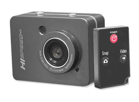 PyleSports PSCHD60GR Hi-Speed HD 1080P Action Camera Hi-Res Digital Camera-Camcorder with Full HD Video 12.0 Mega Pixel Camera & 2.4 in. Touch Screen - Grey Color