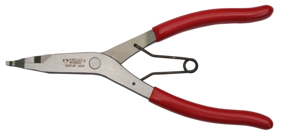 Wilde Tool Co G404p.np-bb 9 In. Angle Tip Lock Ring Pliers-polished-bulk Box