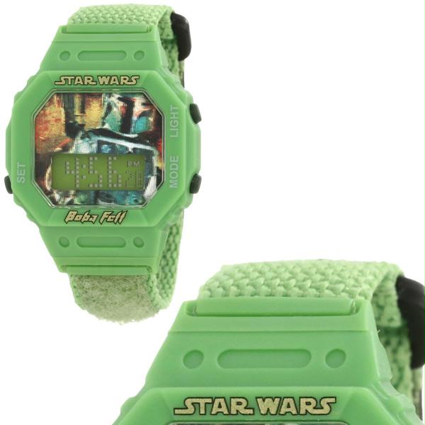 210394 Kids" Boba Fett Digital Wrap Strap Watch
