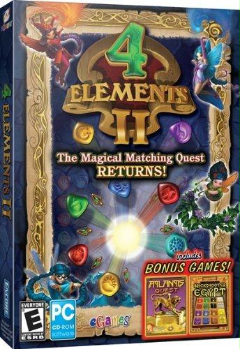 267604 4 Elements Ii With Bonus Atlantis Quest & Brickshooter Egypt