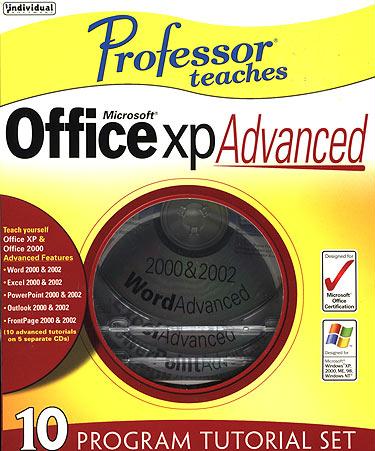 Individual Software 32176 Professor Teaches Microsoft Office XP Advanced
