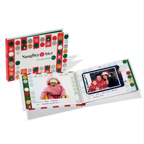 Generic 90904 Naughty & Nice Christmas Memory Book