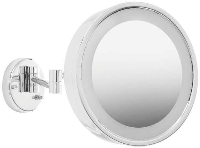 Hl7cf 3x Lighted Wall Mount Mirror In Chrome