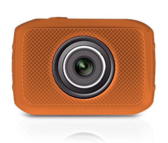 Sound Around-Pyle PSCHD30OR Mini High-Definition Sports Action Wide-Angle Hd Camera & Camcorder - Orange