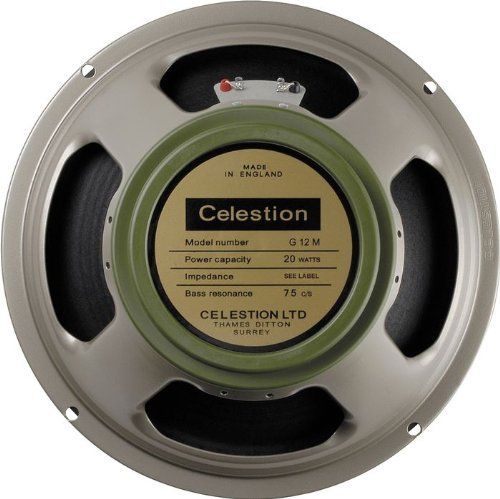 T122167 12 In. 20 Watt 16 Ohm Guitar Loudspeaker T122167 12 In. 20 Watt 16 Ohm Guitar Loudspeaker