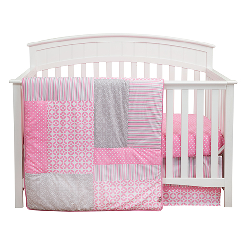 106650 Lily - 3 Piece Crib Bedding Set