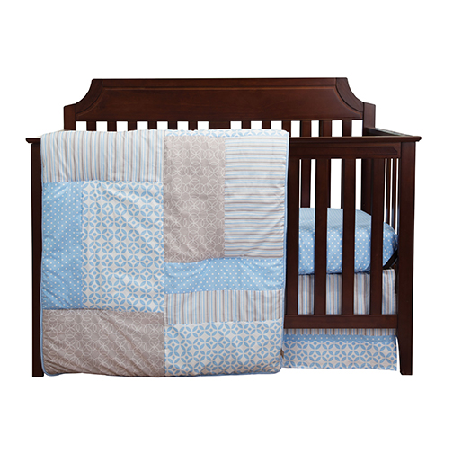 106670 Logan - 3 Piece Crib Bedding Set