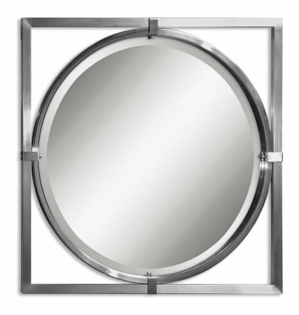 01053 B Kagami Brushed Nickel Mirror