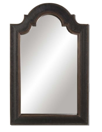 01760 P Ribbed Arch Antique Mirror