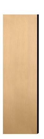 Salsbury 22243map Double End Side Panel For 18 Inch Deep Extra Wide Designer Wood Locker - Without Sloping Hood - Maple