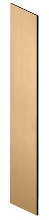 Salsbury 22236map Side Panel For 21 Inch Deep Extra Wide Designer Wood Locker - With Sloping Hood - Maple
