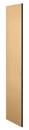 Salsbury 22235map Side Panel For 21 Inch Deep Extra Wide Designer Wood Locker - Without Sloping Hood - Maple