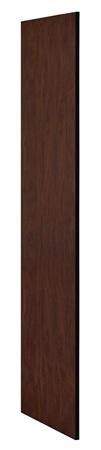 Salsbury 22235mah Side Panel For 21 Inch Deep Extra Wide Designer Wood Locker - Without Sloping Hood - Mahogany