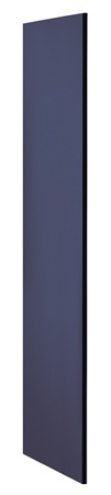 Salsbury 22235blu Side Panel For 21 Inch Deep Extra Wide Designer Wood Locker - Without Sloping Hood - Blue