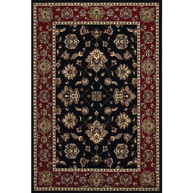 Oriental Weavers Ariana 623m3 2x8 Runner - Black/ Red-polypropylene