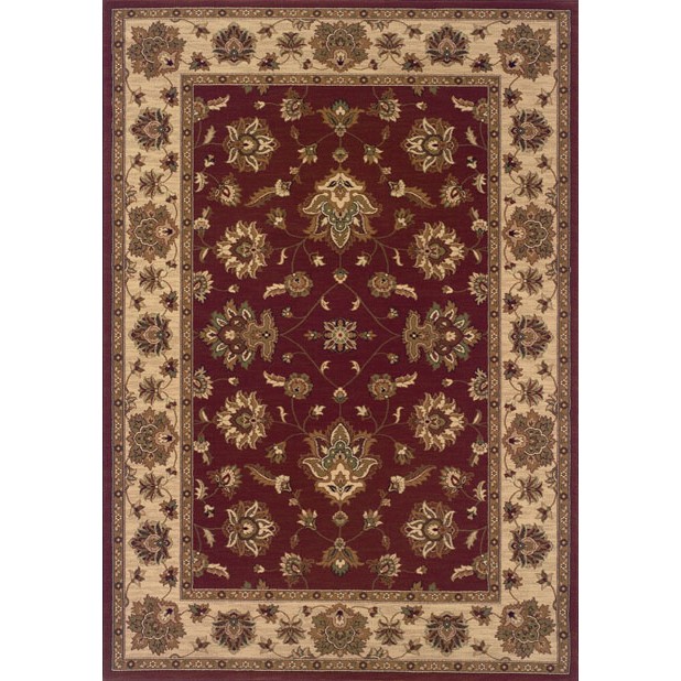 Oriental Weavers Ariana 623v3 4x6 Rectangle - Red/ Ivory-polypropylene