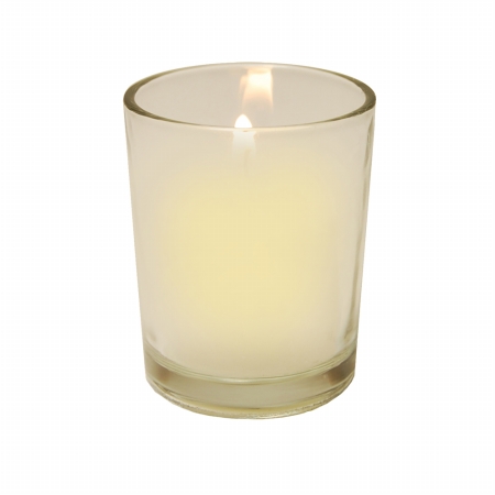 . 30948 12 Frosted Votive Holders With 36- 15 Hour Votives