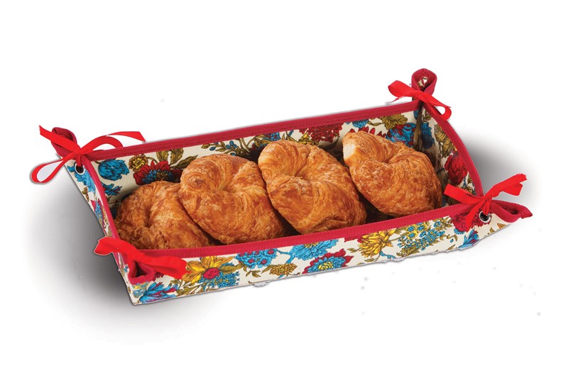 Acm-727fl Hostess Appetizer Tray By Is Reversible For Indoor And Outdoor Use - Floribunda