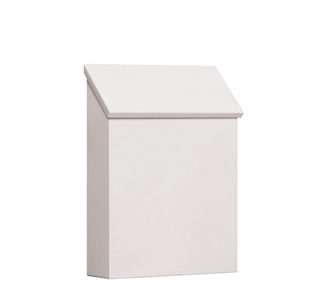 Salsbury Decorative Horizontal Style Traditional Mailbox In White