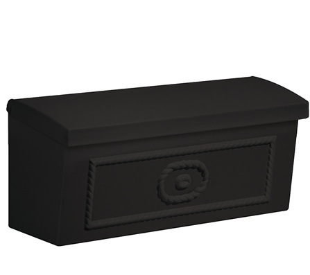 Salsbury Surface Mounted Townhouse Mailbox In Black