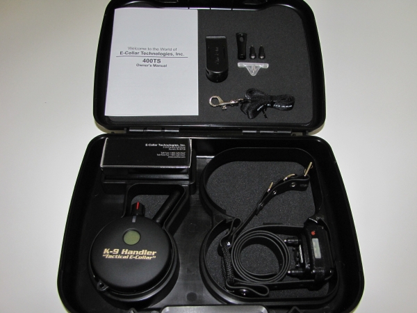 E-Collar Technologies K9-400TS B24 K9-400TS K9 Handler E-Collar .75 Mile Remote Dog Trainer on 24 in. BUNGEE Collar