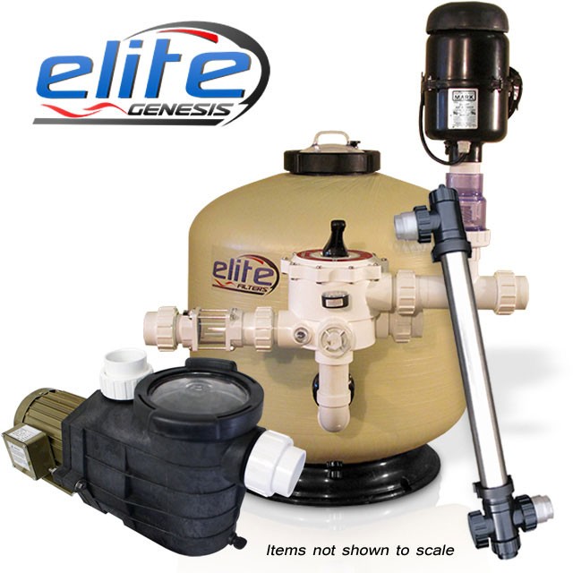 Gpp6 Elite Genesis 6 Pond Pack - Complete Pond Filtration Kit For Ponds Up To 6,000 Gallons
