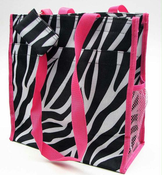 0126-3127 Zebra Carry All Bag-purse