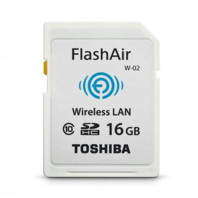 Toshiba Retail Hard Drives PFW016U-1BCW Flashair Ii 16gb Wireless Sd