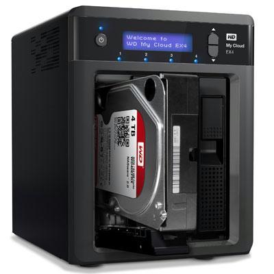 Wd Retail WDBWWD0160KBK-NESN 16tb My Cloud Ex4 Personal Nas
