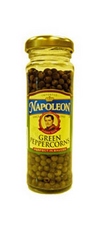 B13314 Napoleon Green Peppercorns Jars - 12x3.5oz