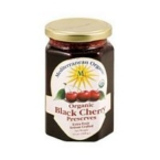 Organics 24633 Black Cherry Preserves - 12x13 Oz