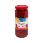 Organics 20688 Roasted Red Peppers - 12x16 Oz