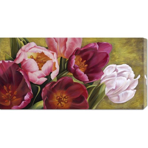 Bentley Global Arts Dba American Walls Gcs-375307-1836-142 Jenny Thomlinson 'my Tulips' Stretched Canvas