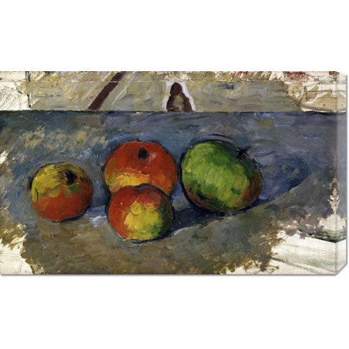 Bentley Global Arts Dba American Walls Gcs-264694-30-142 Paul Cezanne 'four Apples' Stretched Canvas