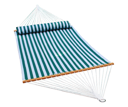 A41 2780spc 13 Ft. Synthetic Fabric Hammock - Green-white Stripe