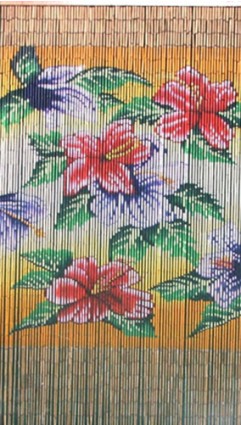 5271 Curtain Tropical Flowers