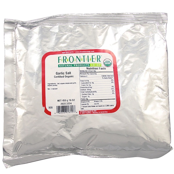 Frontier Natural Products Bg13271 Frontier Garlic Salt - 1x1lb