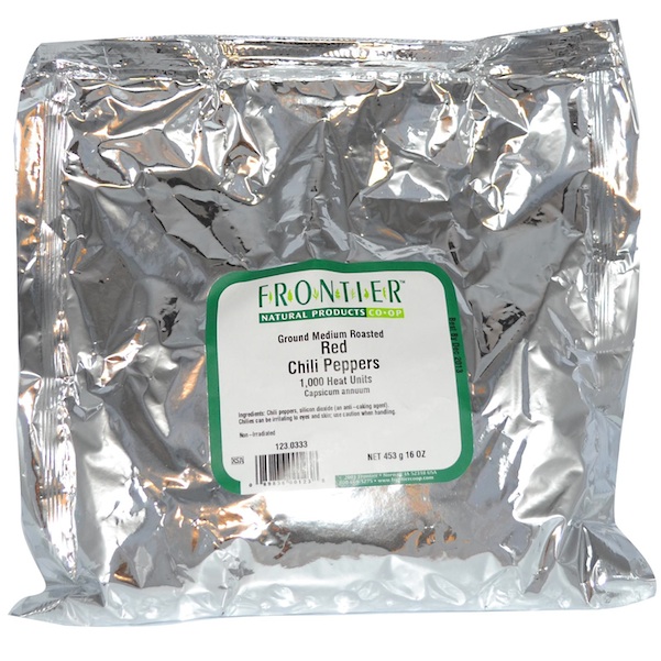 Frontier Natural Products Bg13261 Frontier Red Chili, Med Grn - 1x1lb