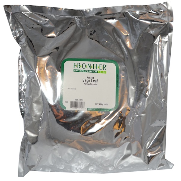 Frontier Natural Products Bg13250 Frontier Sage Leaf, Rubbed - 1x1lb