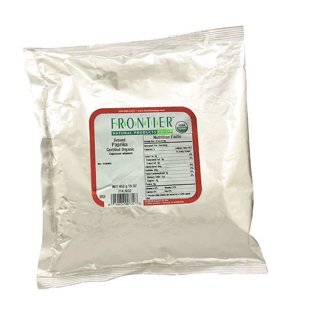 Frontier Natural Products Bg13214 Frontier Paprika Smoked Span Pwd - 1x1lb