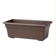 -countryside Flowerbox Planter- Brown 24x8x6.5 Inch