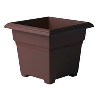 Novelty Mfg Co P-countryside Tub Planter- Brown 14x14x13 Inch
