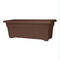 -countryside Patio Planter- Brown 27x12x10 Inch
