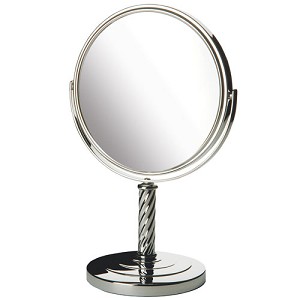 Lt5165c 8 In., 5x-1x Table Top Mirror,chrome, Height 13 In.