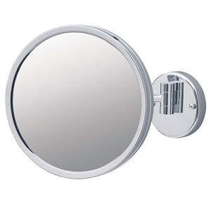 Jd12cf 9.5 In., 3x-1x Wall Mount Mirror, Double Arm, Chrome