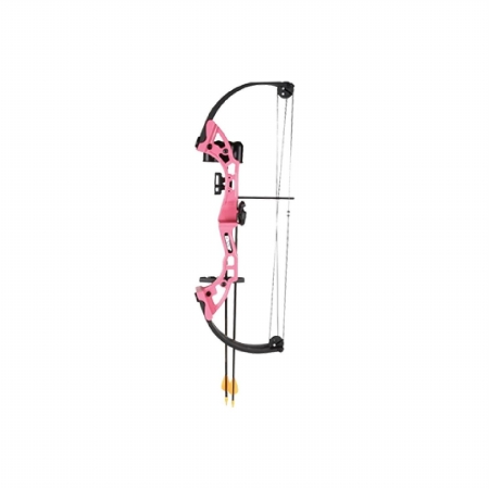 Bear Archery AYS300PR Bear Archery Brave RH Bow Set Pink