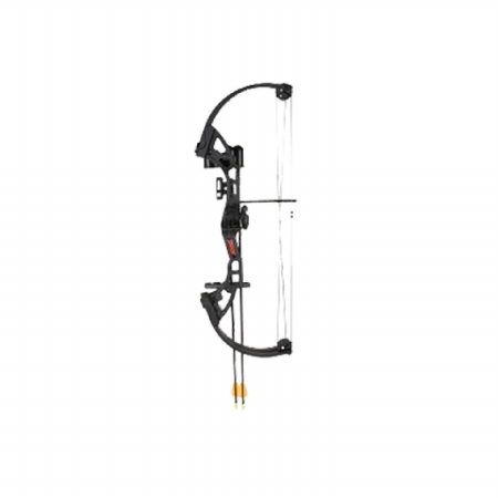 Bear Archery AYS300BR Bear Archery Brave RH Bow Set Black