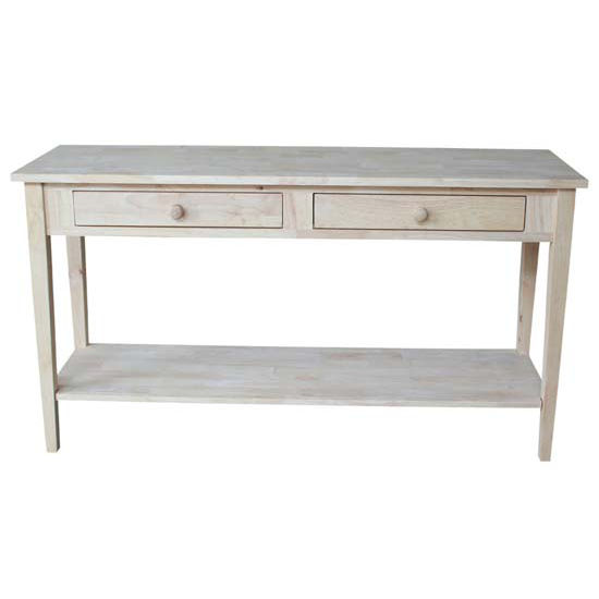Unfinished Spencer Extended Length Console , Server Table