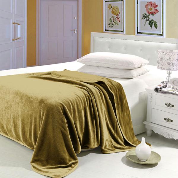 Lavish Home Super Soft Flannel Blanket - King