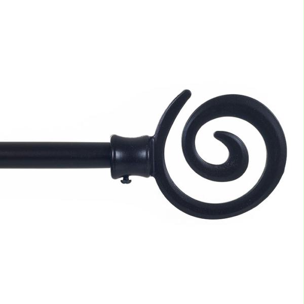 Lavish Home Spiral Curtain Rod.75 Inch - Rubbed Bronze